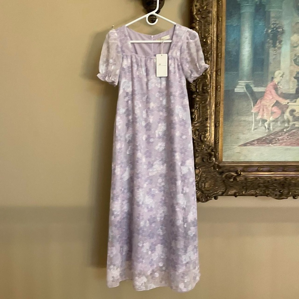 stunning floral fairy dress.